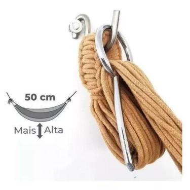 Imagem de Par Encurtador Rede Punho Dormir Descanso Anjo 