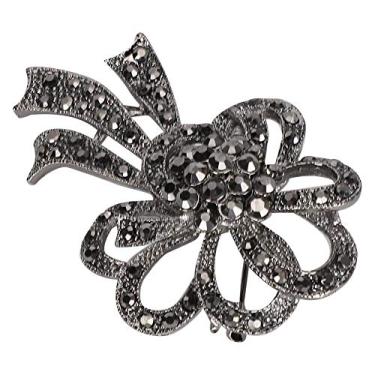 Imagem de Broche acessório broche decoração lapela broche presente strass cachecol liga menina corpete retrô vintage strass lantejoulas (2041), 2041