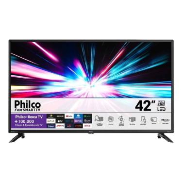 Imagem de Smart TV 42&quot; Philco LCD LED Roku TV Conversor Digital