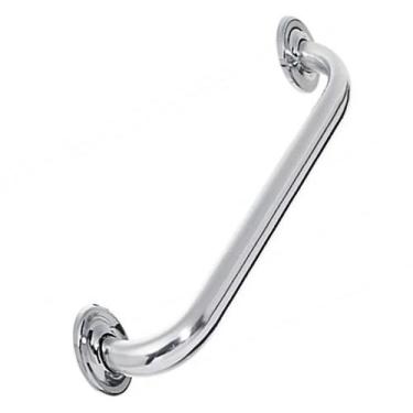 Imagem de Alça Apoio Barra 50cm Inox Banheiro Cadeirante Deficiente Acessibilida