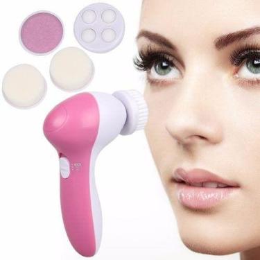 Imagem de Escova esfoliador Massageador Facial rosto corpo Elétrico Limpeza - ZE