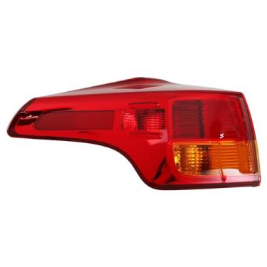 Imagem de labwork Luz traseira de substituição para Toyota RAV4 2013 2014 2015 lado esquerdo do motorista luz de freio externa 8155142161 lente âmbar