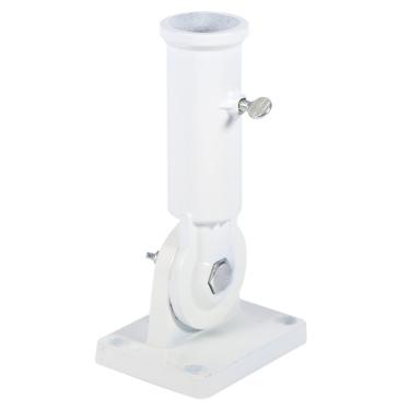 Imagem de Suporte de Bandeira, Com Parafusos Suporte de Mastro de Bandeira Ajustável para Paredes Quintal Telhado