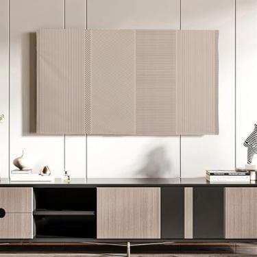 Imagem de Protetor de tela de TV para LCD LED estilo moderno padrão geométrico arte capa contra poeira à prova d'água e protetor solar tela de TV (tamanho: 19~177.8 cm)-Tipo 04||65 polegadas