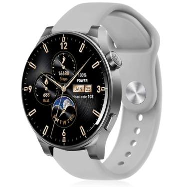 Imagem de Inhosper Pulseiras de silicone compatíveis com TOZO S6/S5/S3, pulseiras esportivas macias de substituição para relógio inteligente CMF Watch Pro/Pro 2/Pro 3/TicWatch Pro 3 Ultra GPS/S2, feminino