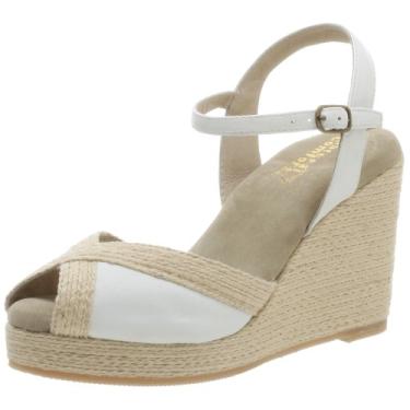 Imagem de Natural Comfort Sandália feminina estilo cunha XX3, Lea branca 1, 38