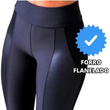 Imagem de Calça legging Montaria flanelada com detalhe em cirre - NoBrand, GG