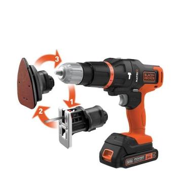 Imagem de Jogo de Ferramentas combinado Matrix c/ 3 cabeçotes 20V MAX Íon de Lít
