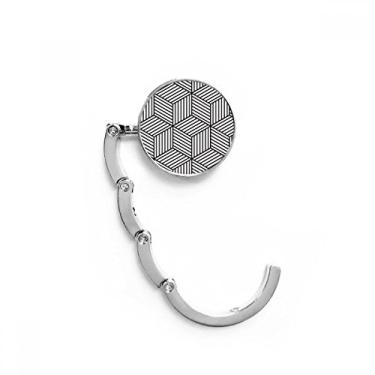 Imagem de Simple Line Art Grain Illustration Pattern Gancho de mesa com fecho decorativo dobrável