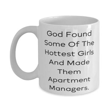 Imagem de Inspire Apartment Manager 325 ml Caneca de 445 ml, God Found Some Of The, s For Coworkers, Presente de Team Leader, Cup For Apartment Manager