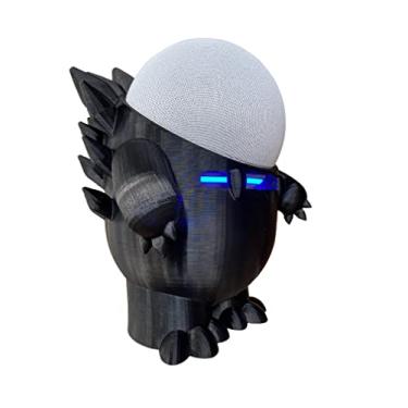 Imagem de Splin Suporte de Mesa compatível com Echo Dot 4 ou 5 modelo Dino Echosaurus (preto)