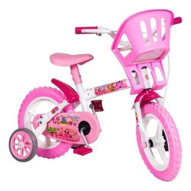 Imagem de Bicicleta Infantil Aro 12 Princesinhas Bike Menina Cestinha - Styll Ba