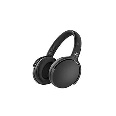 Imagem de Sennheiser Consumer Audio Fone de ouvido HD 350BT preto Bluetooth 5.0 sem fio - 30 horas de vida útil da bateria, carregamento rápido USB-C, botão de assistente virtual, dobrável - preto