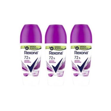 Imagem de Desodorante Roll-On Rexona Feminino Active Emotion 50ml