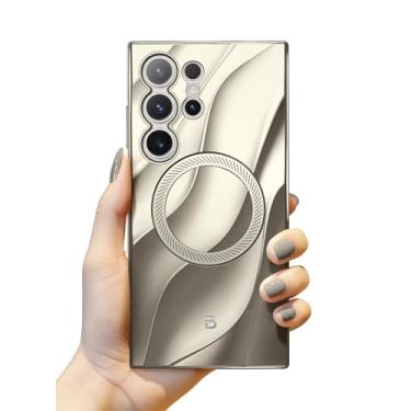 Imagem de i-Blason Capa Radiance para Samsung Galaxy S24 Ultra, [compatível com S Pen e carregamento sem fios] [antiimpressões digitais] Capa protetora fina fosca antiarranhões [proteção de nível militar]