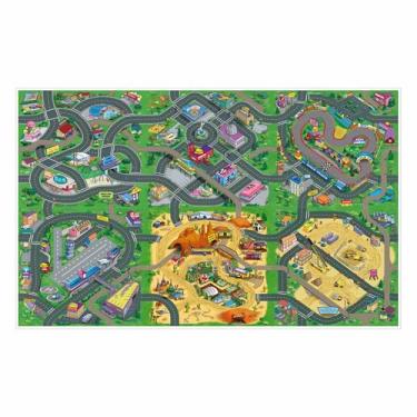 Imagem de Pista Carrinhos Grande Cidade Completa Trem Corrida