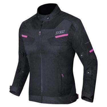 Imagem de Jaqueta X11 Breeze2 Motociclista Impermeavel Feminina Rosa, 4g