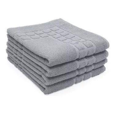 Imagem de Piso Toalha P/ Banheiro Buettner Domus 50x80cm Cor Cinzastone -6086