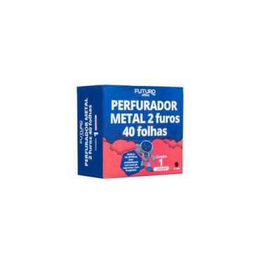 Imagem de Perfurador futuro metal 2 furos 40 folhas