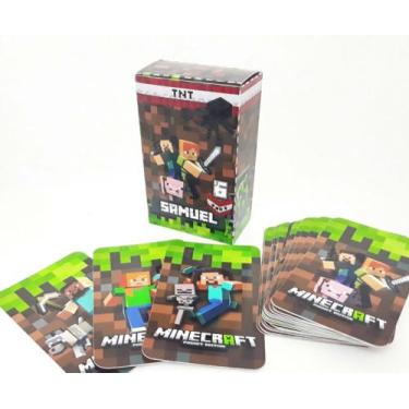 Imagem de kit 10 jogos de memoria minecraft  - Orvalho Festas
