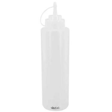 Imagem de Kit 12 Bisnagas Plásticas Graduadas Weck 1L Flexíveis Molhos Maionese 