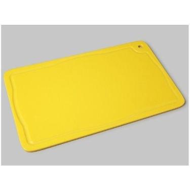 Imagem de Tabua De Corte Polietileno Profissional Pronyl 50x30x1,0 Cm, Amarelo