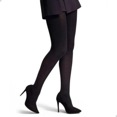 Imagem de Meia Calca Feminina Conforto Macio Fio 40 Selene 9650.001, Marrom, P