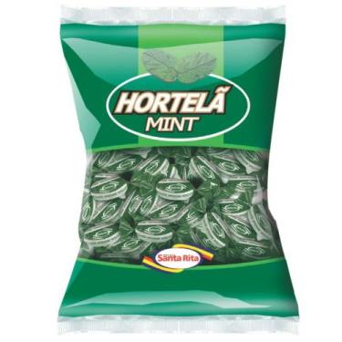 Imagem de Bala Hortelã 600g -  Santa Rita - Balas Santa Rita