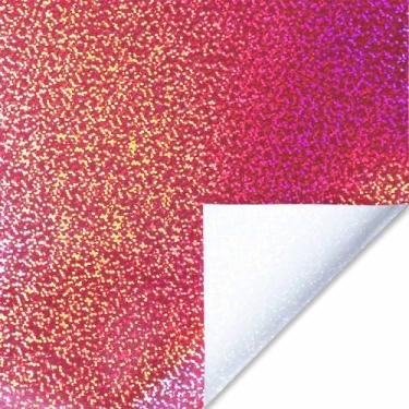 Imagem de Filme de Recorte Holográfico Nano Transfer 50x20cm, Rosa Confete