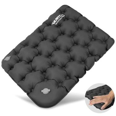 Imagem de Almofada de assento inflável, almofada de assento leve para acampamento, almofada de ar de viagem leve e portátil para assento de estádio, arquibancada, caminhada, escalada, escritório, carro de avião