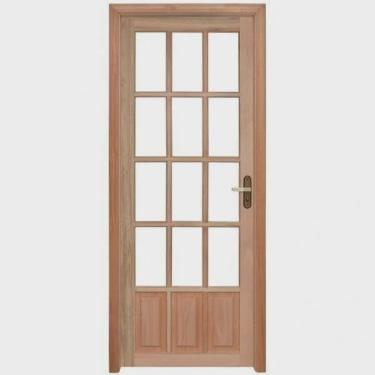Imagem de Porta de Madeira 213x84cm sem Vidro com Batente 9,4cm ewk P22 M30 Rondosul