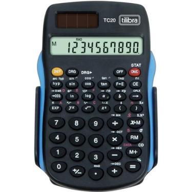 Imagem de Calculadora Científica 56 Funções TC20 Preta - Tilibra, Único