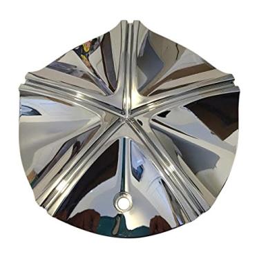 Imagem de Boné central de aro de roda cromada Milanni 451-2295-CAP 451-2295-CAP LG0909-44