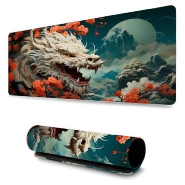 Imagem de Mouse Pad Gamer Profissional Confortável Antiderrapante Escritório e Games 90x40cm Diversas Estampas Dragão (Dragao | 3)