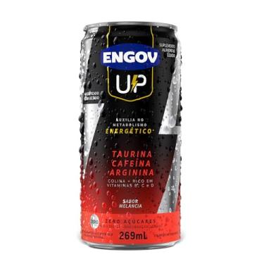 Imagem de Engov Up Melancia - Bebida Gaseificada para Energia, Disposição e Melhora de Foco - Cafeína, Taurina, Arginina, Baixo em Calorias e Sódio - 269ml