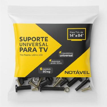 Imagem de Suporte de TV Fixo Universal para TVs Plasma, Lcd, LED de 14" a 84 pol