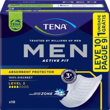 Imagem de Absorvente Protetor Masculino para Incontinência Urinária Tena Men Act