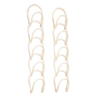 Imagem de Fenteer 10 ganchos para boné de beisebol, suporte de parede moderno para chapéus de ferro, cabide para porta de chapéus para bolsas, cintos, xales, loja de