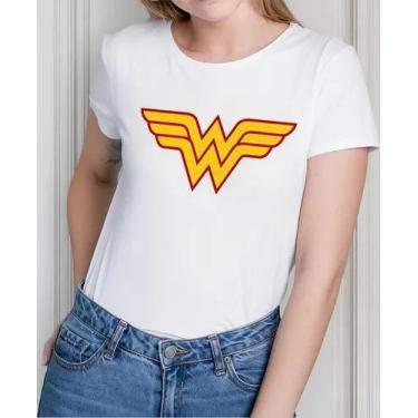 Imagem de Camiseta Camisa Algodão Adulto Feminina Masculina Mulher Maravilha Her
