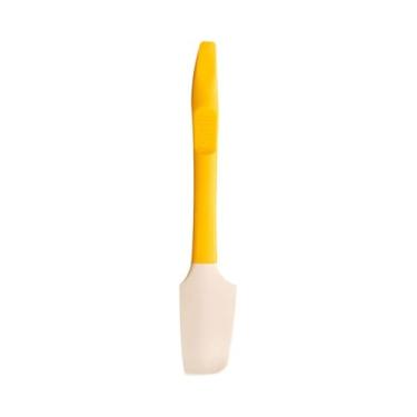 Imagem de Raspador de panificação, utensílios de cozinha, creme de cozinha, espátula de manteiga para uso doméstico, utensílios domésticos, bolo de silicone (amarelo)
