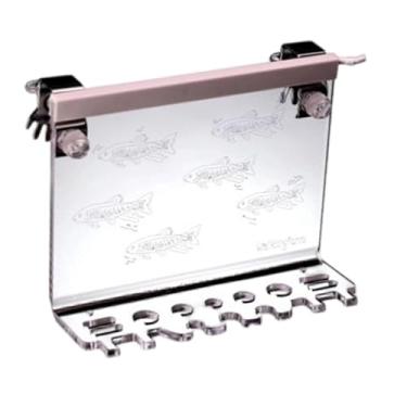 Imagem de IEUDNS Suporte para Ferramentas de Aquário, Suporte de Armazenamento de Ferramentas para Pintura de Peixes em Acrílico, Organizador de Ferramentas para Manut, Lesma de barbatana larga