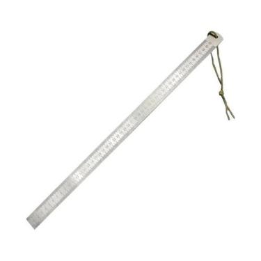 Imagem de Régua De Aço Inoxidável De 20 Polegadas Com Dupla Escala, Durável E Es