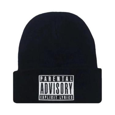 Imagem de Gorro De Lã Tricotado Com Bordado Para Homens, Quente E Confortável Pa