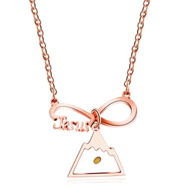 Imagem de Tobestu Colar Jesus infinito de aço inoxidável com pingentes de semente de mostarda verdadeira, colares cristãos inspiradores para mulheres, Metal, resina