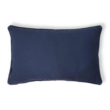 Imagem de Capa de Almofada Retangular com Cordonê Azul Marinho - Westwing Collec