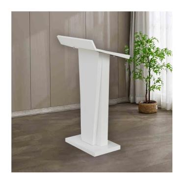 Imagem de Pódio, suporte de pódio móvel, púlpitos para igrejas, púlpito multifuncional, suporte de pódio premium, adequado para escolas, salas de conferência, auditórios e salas de treinamento. (preto, A-60