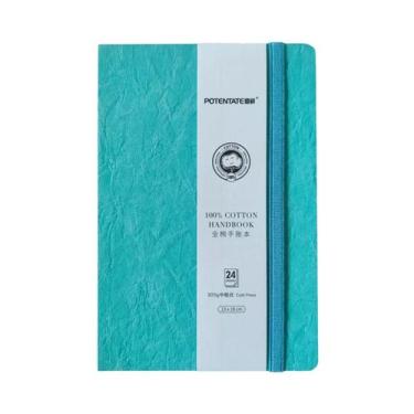 Imagem de Bloco De Papel Para Aquarela 100% Algodão, 24 Folhas, 10x10cm, 9x14cm,