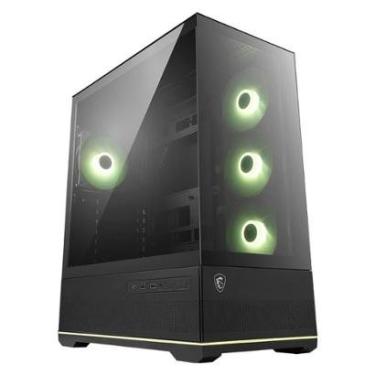 Imagem de Gabinete Gamer MSI MAG Pano 110R PZ, Mid Tower, Lateral em Vidro, 4x FANs ARGB, M-ATX-PANO110RPZ-Unissex