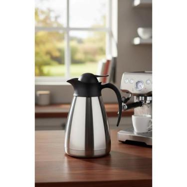 Imagem de Garrafa Térmica Aço Inox 1L Bule Prática - Congratulations Store