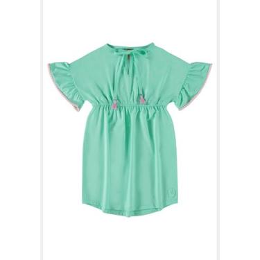 Imagem de Saída de Praia Infantil em Poliéster FPS+50 Up Baby, Verde, 6